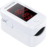 IDOIT Oxímetro dedo pulsioxímetro de dedo profesional oxímetro medidor de oxígeno en sangre portátil con pantalla OLED